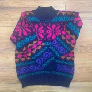 Vintage Mohair Blend Milano Design  Group Sweater